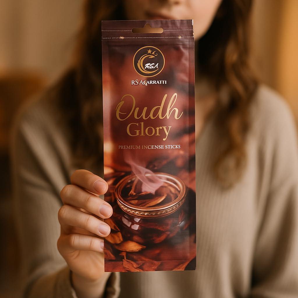 Varitas de Incienso Hashcart Oudh Glory 110g - Aroma Natural