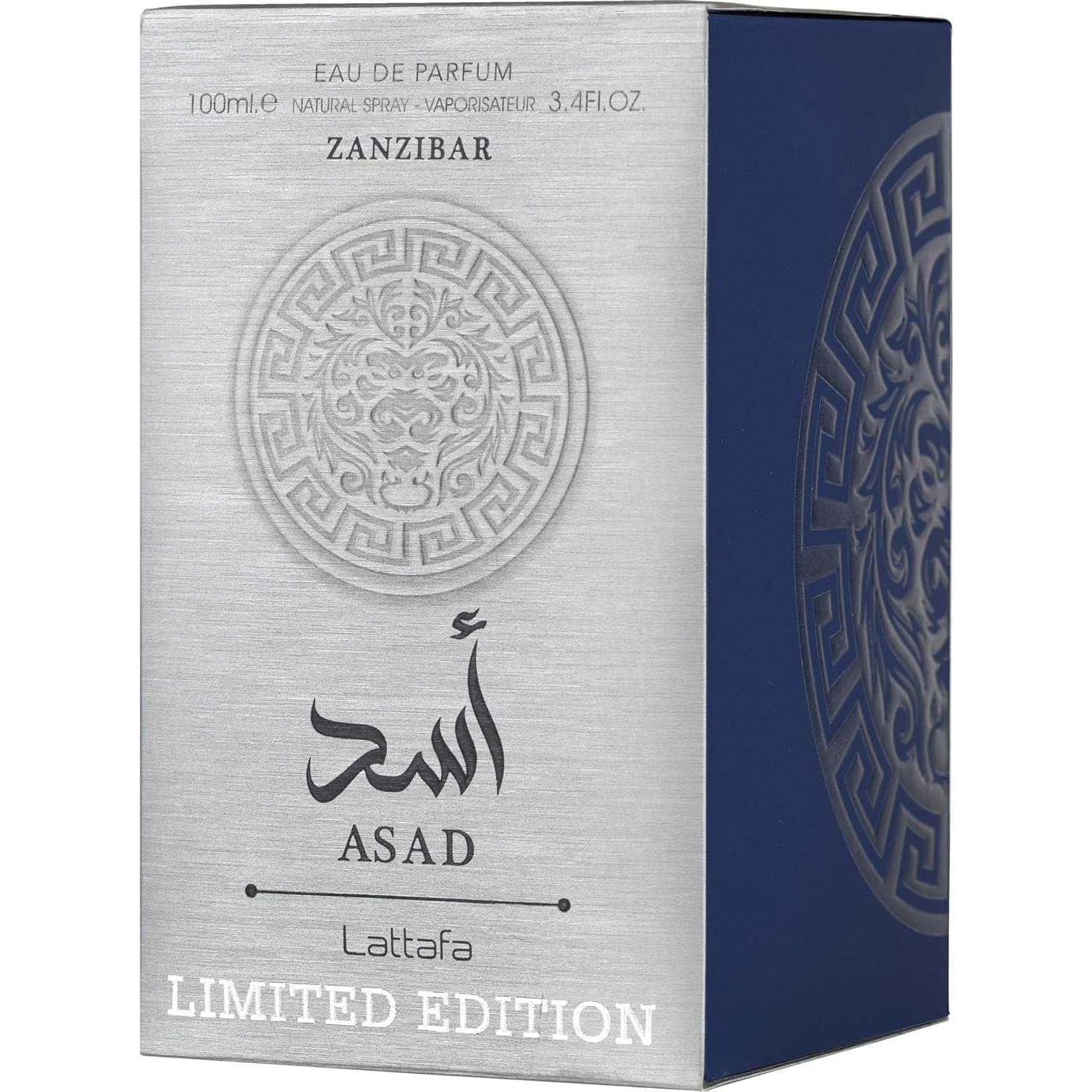 Perfume Lattafa Asad Zanzibar EDP Hombre 100ml Edición Limitada
