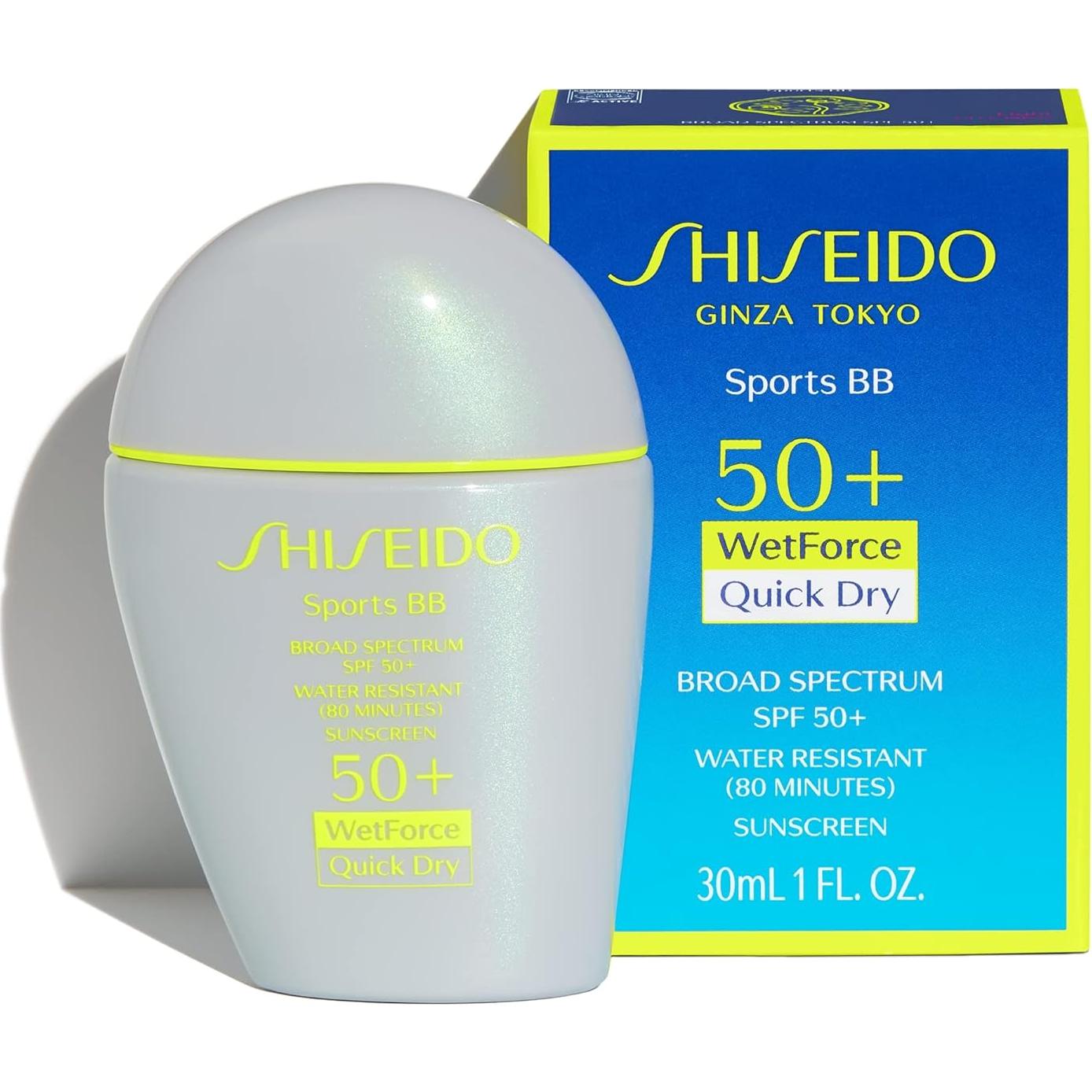 Crema BB Deportiva Shiseido SPF 50+ 30 mL - Acabado Natural