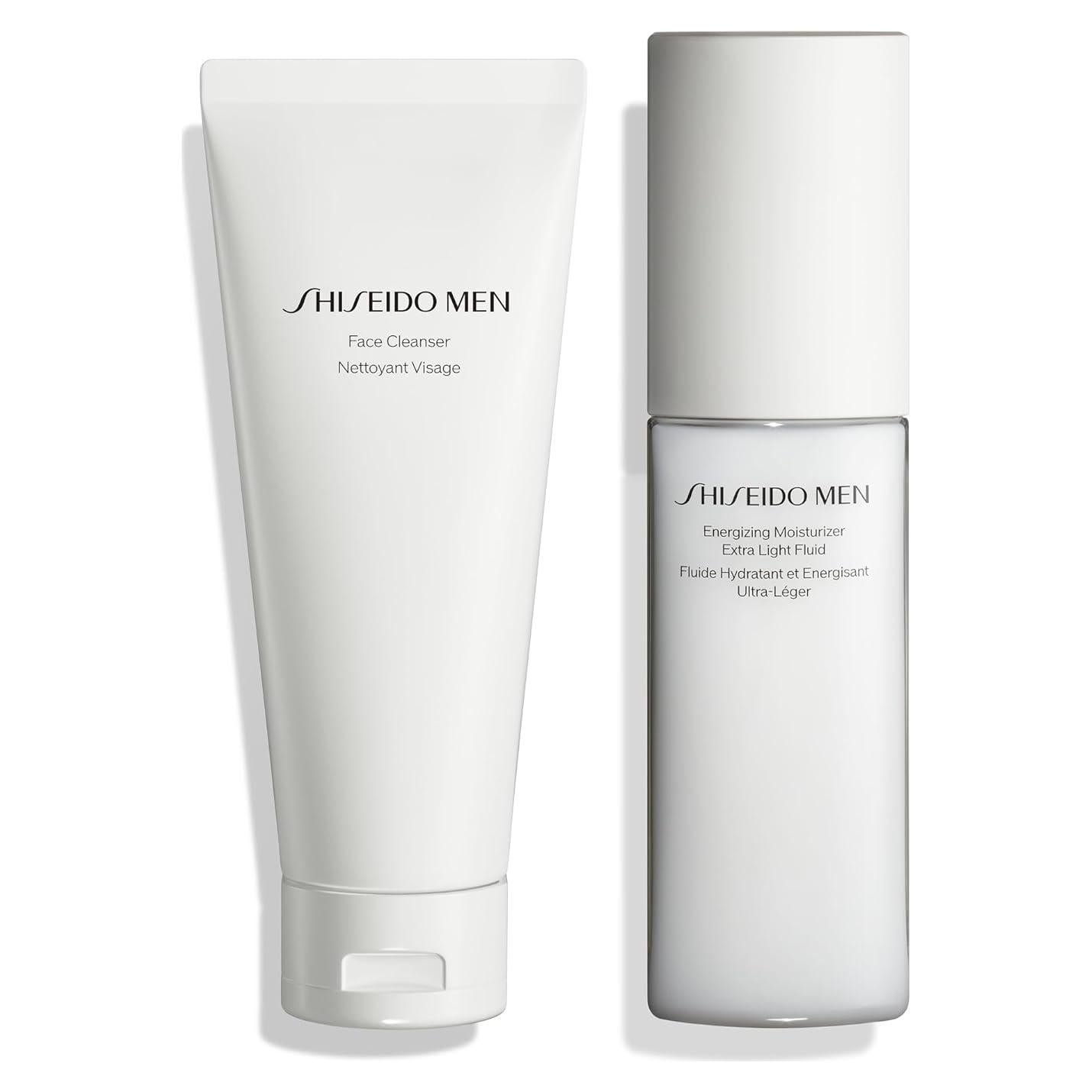 Limpiador Facial Shiseido Men 125 mL + Hidratante 100 mL