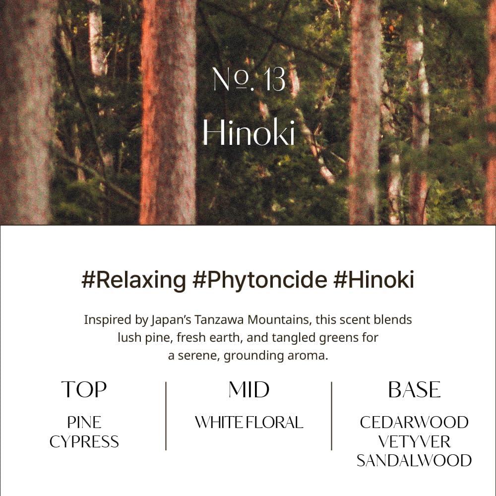 Juego de Difusor de Varillas HETRAS 200 ml Aroma Hinoki 2 Pack