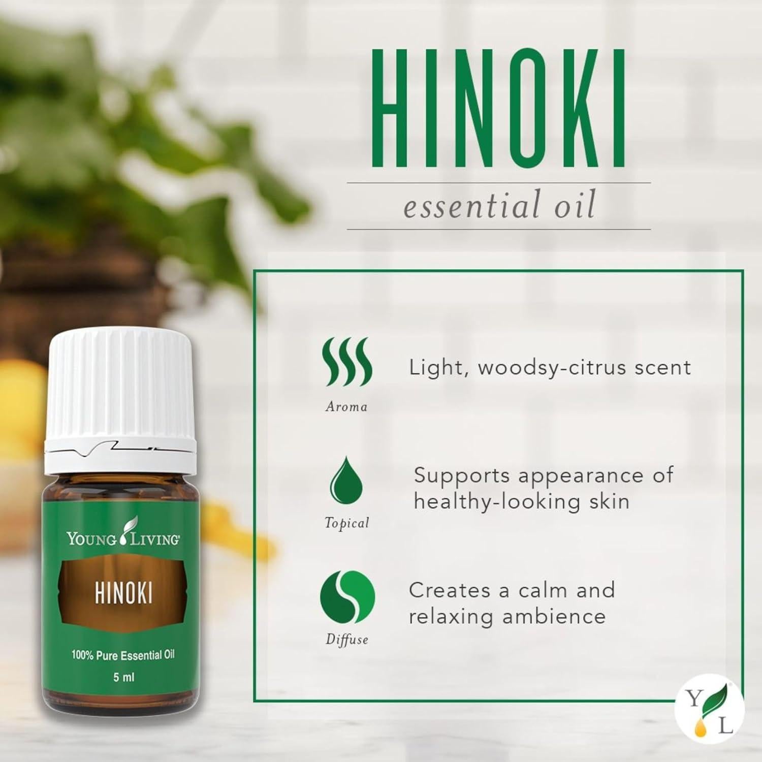 Aceite Esencial de Hinoki Young Living 5 ml - Aroma Calmante