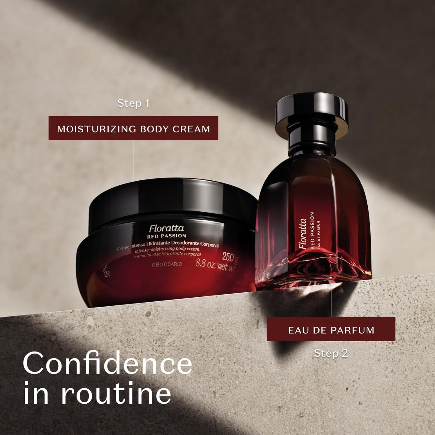 Crema Corporal O Boticário Floratta Pasión Roja 250g Hidratante