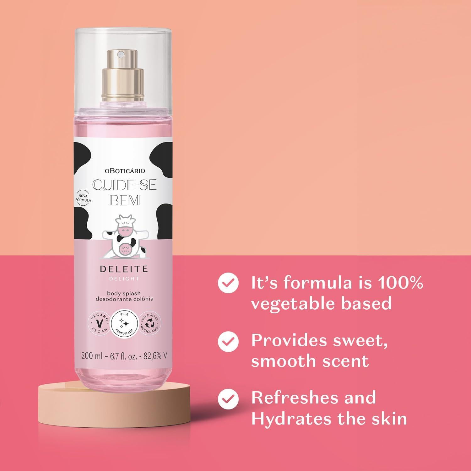 Bruma Corporal O Boticário Cuide-se Bem Delight 200ml