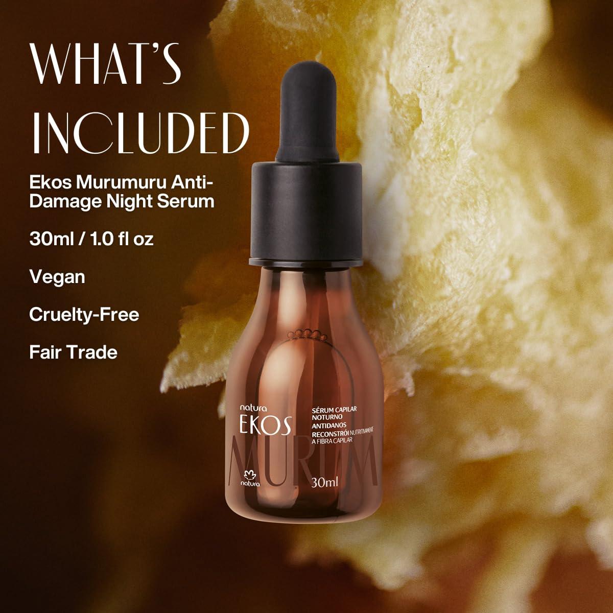 Suero Nocturno Anti-Daño Natura Ekos Murumuru 30ml - Cuidado Vegano