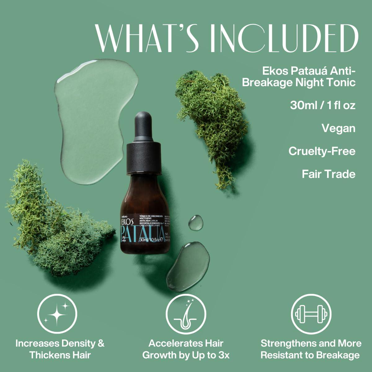 Tónico Nocturno Anti-Ruptura Natura Ekos Patauá 30ml - Crecimiento y Fortalecimiento del Cabello