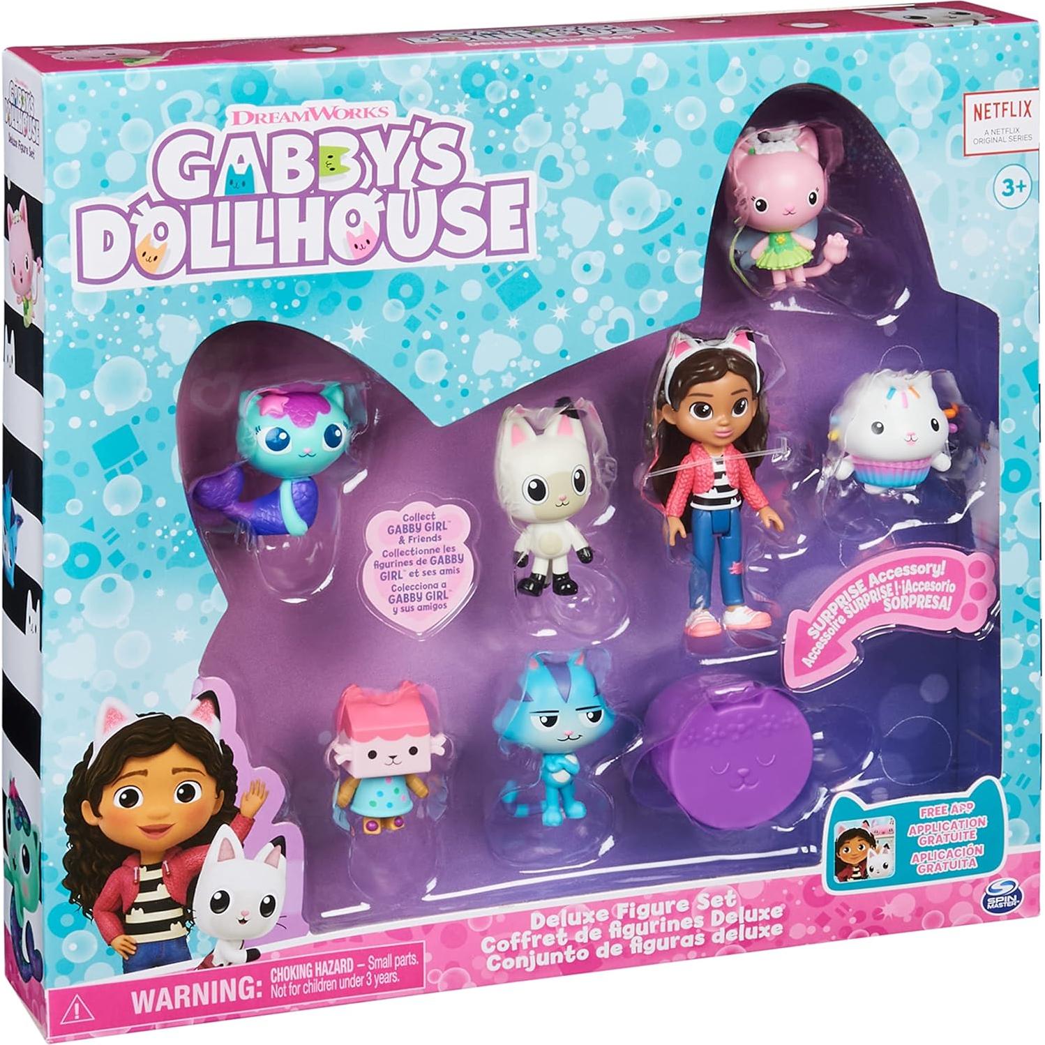 Juego de Figuras Deluxe Gabby con 7 Figuras y Accesorio