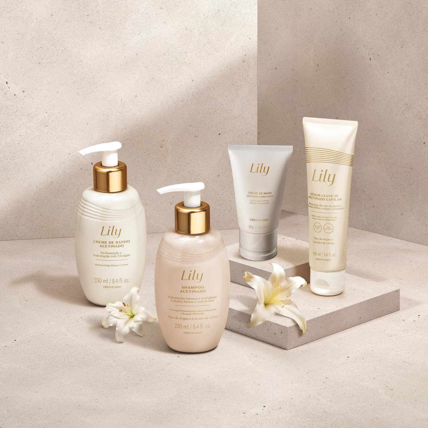 Crema de Manos Lily Satin O Boticário 50g Hidratante