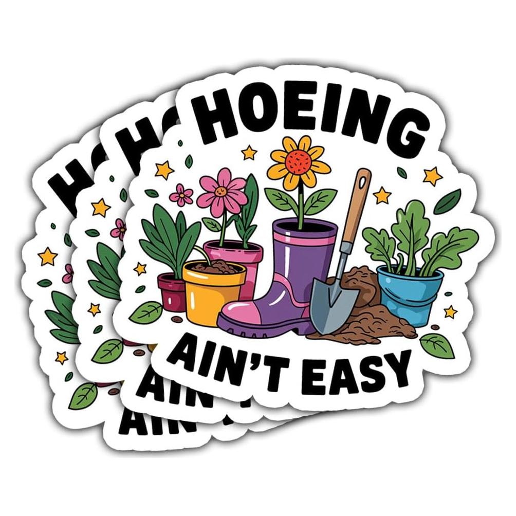 Calcomanías Divertidas Jardinería BOZENTIM 3 Pcs Impermeables