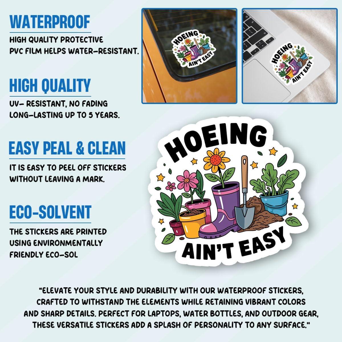 Calcomanías Divertidas Jardinería BOZENTIM 3 Pcs Impermeables