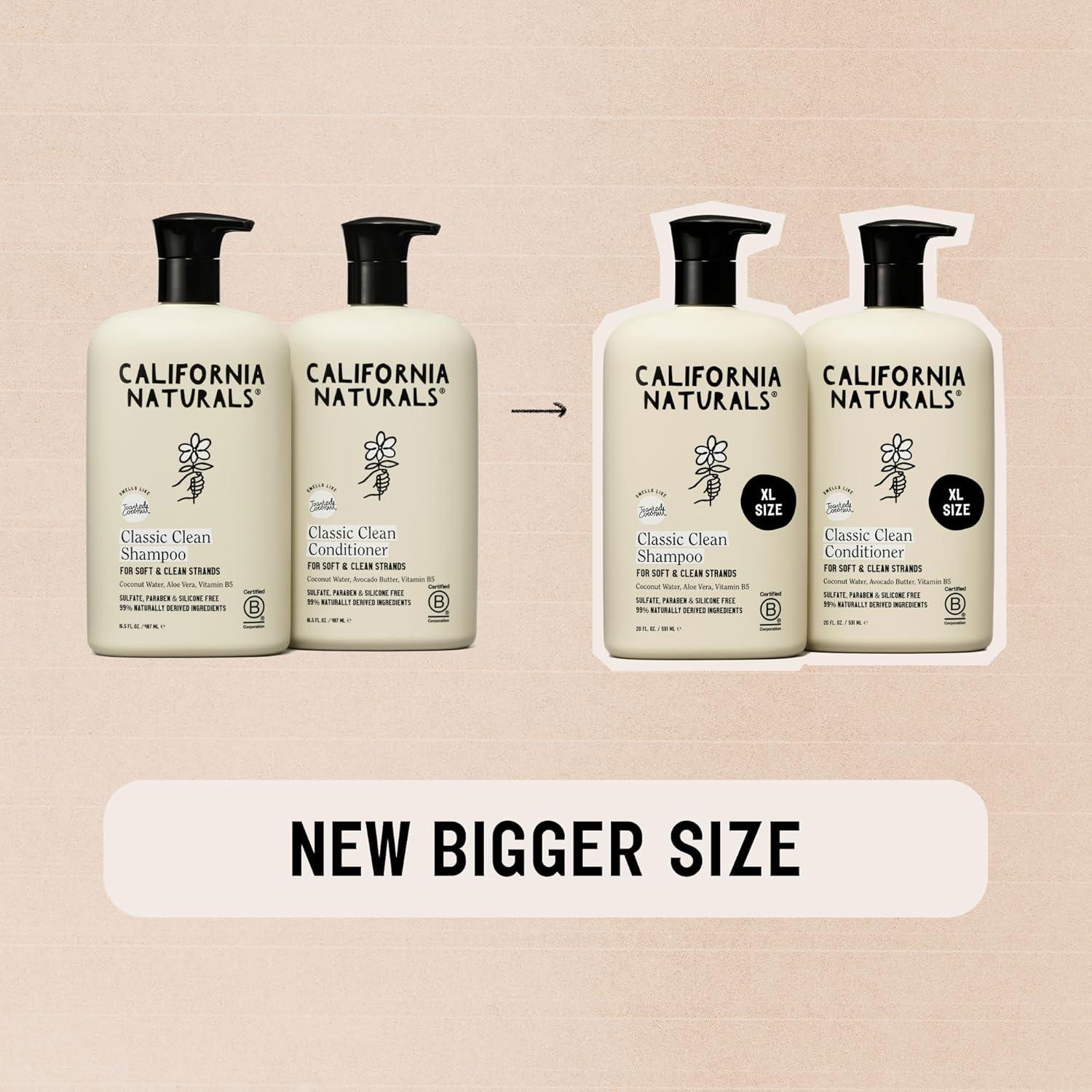 Champú y Acondicionador Coco California Naturals 591 ml x2