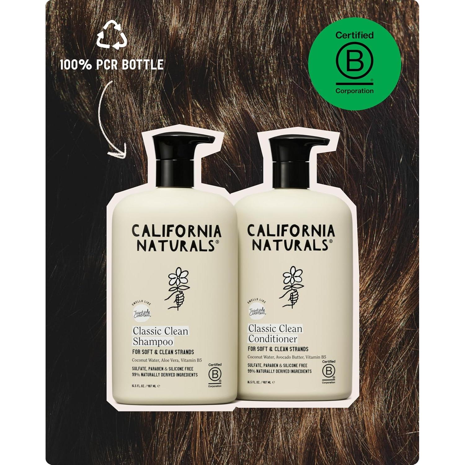 Champú y Acondicionador Coco California Naturals 591 ml x2