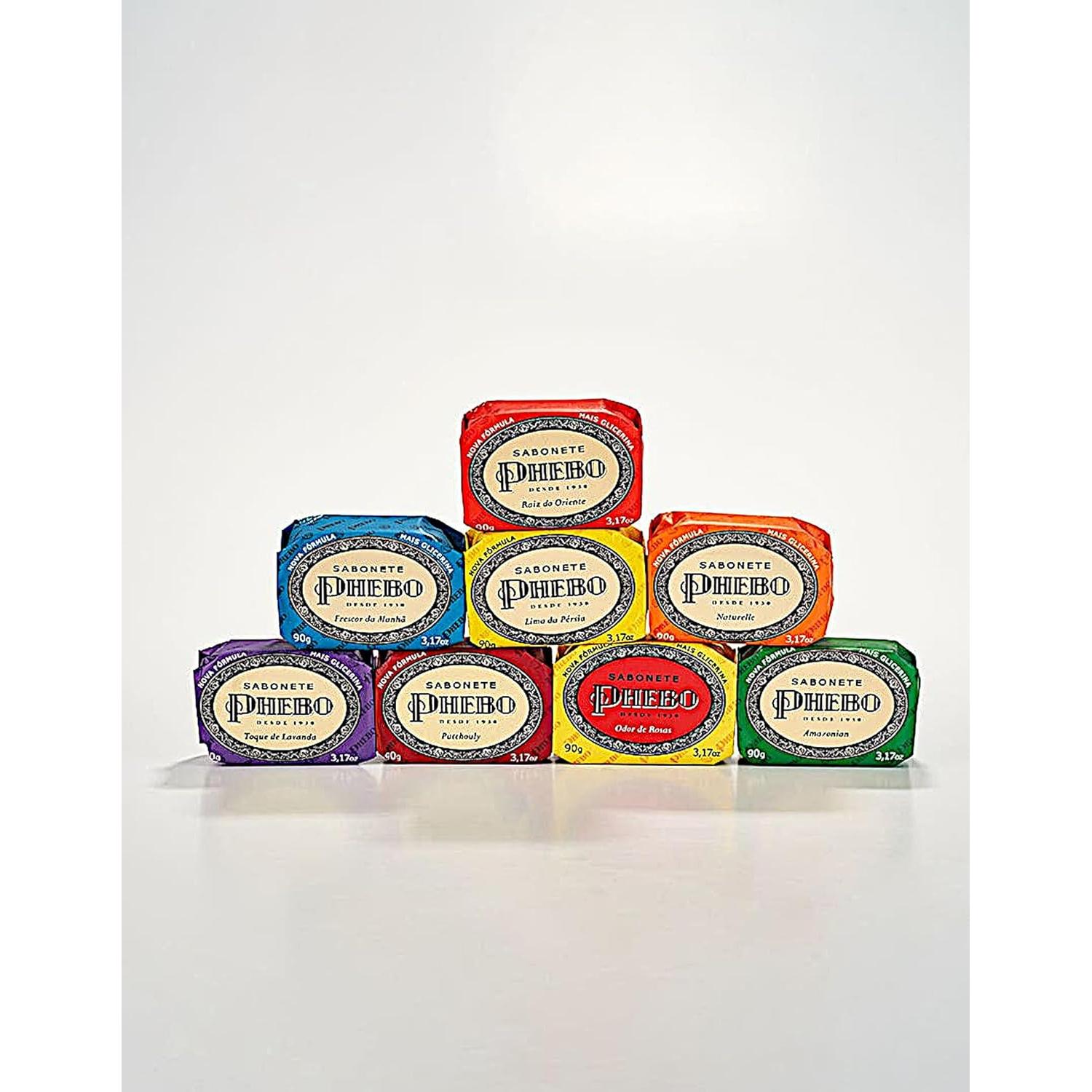 Jabones en Barra de Glicerina Phebo Belem 8 Unidades 90g