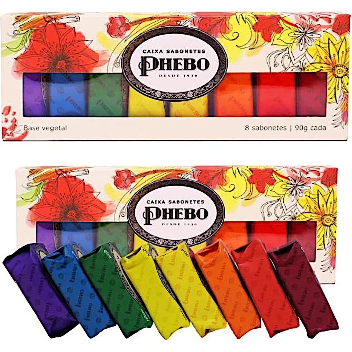 Jabones en Barra de Glicerina Phebo Belem 8 Unidades 90g