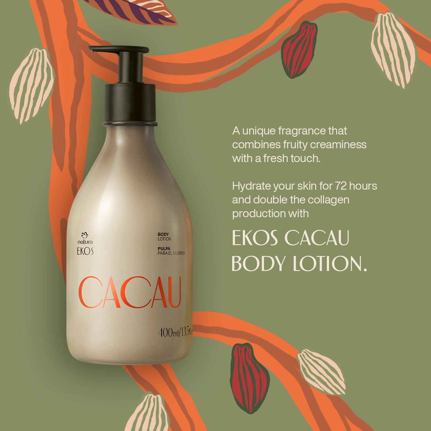 Loción Corporal Natura Ekos Cacau 400 ml - Hidratante Vegano