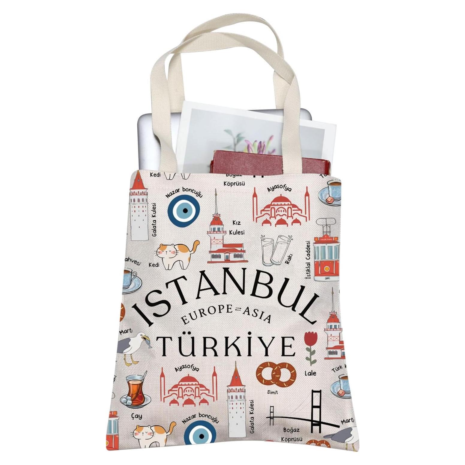 Bolsa Tote de Lona Estambul 64.5x45 cm Ecológica Unisex
