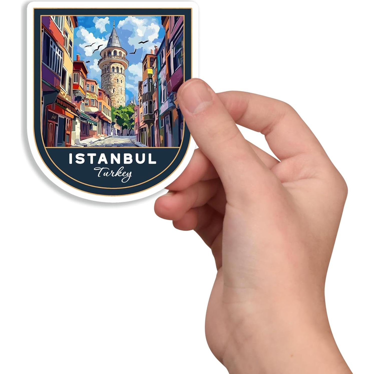 Pegatinas de Viaje Estambul ShelbyShops - 3 Pcs Impermeables