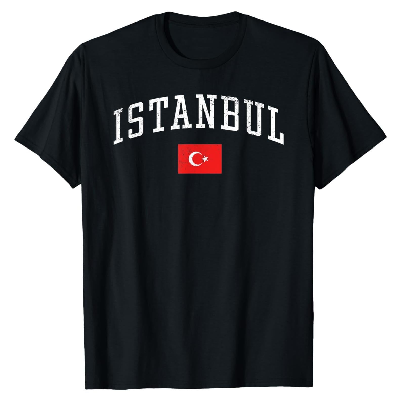Camiseta Souvenir Bandera Turquía Vintage Tout Wear