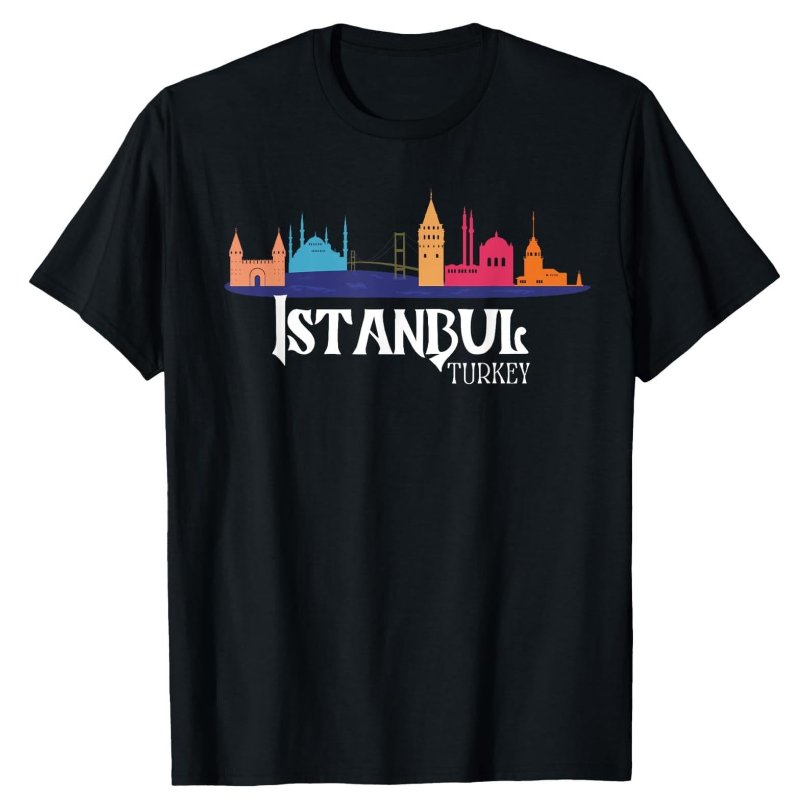 Camiseta Souvenir Estambul Turquía - Ligera y Clásica