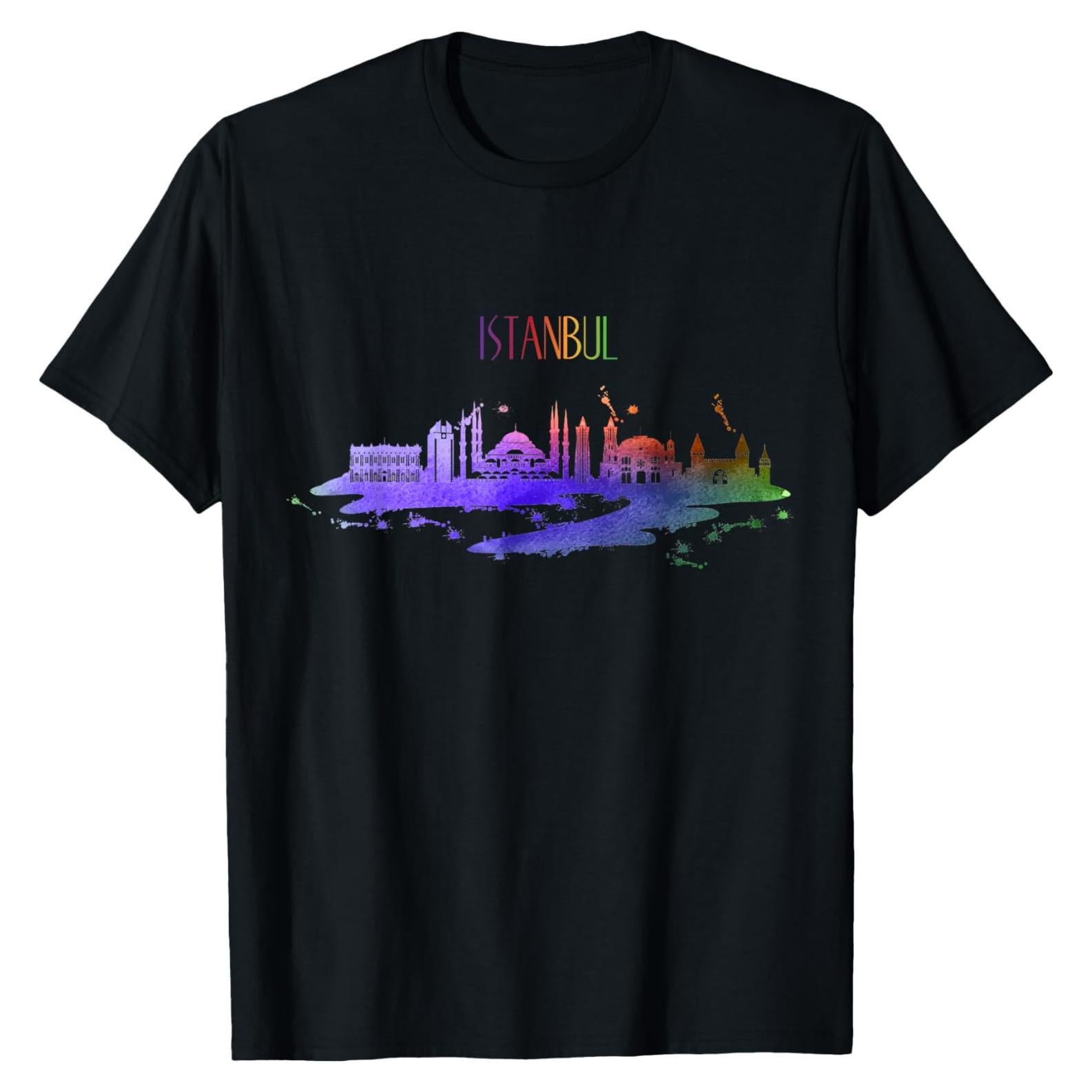 Camiseta Souvenir Turco Amamos Estambul Hombre