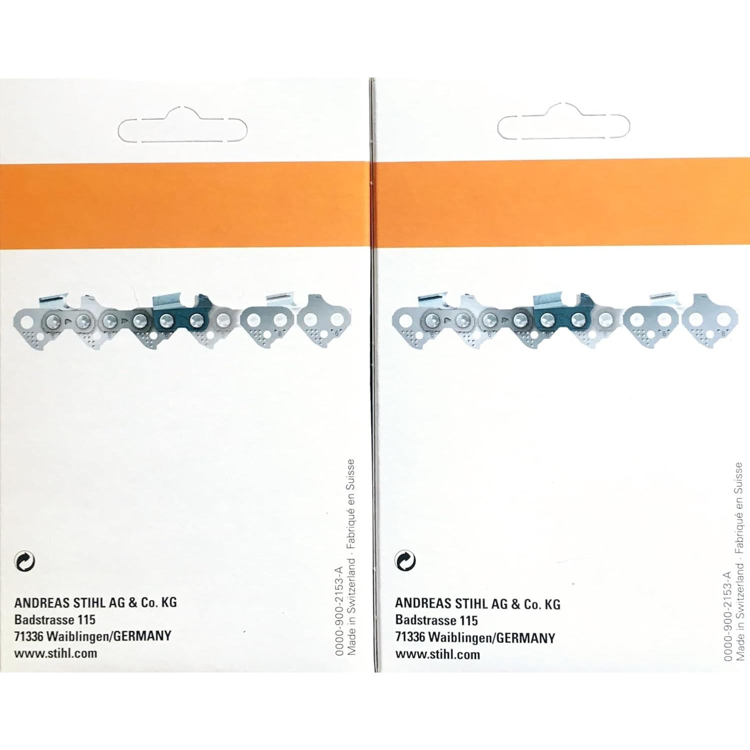 Cadena de Sierra STIHL 26RM3-74 Oilomatic 45.72 cm - Paquete de 2