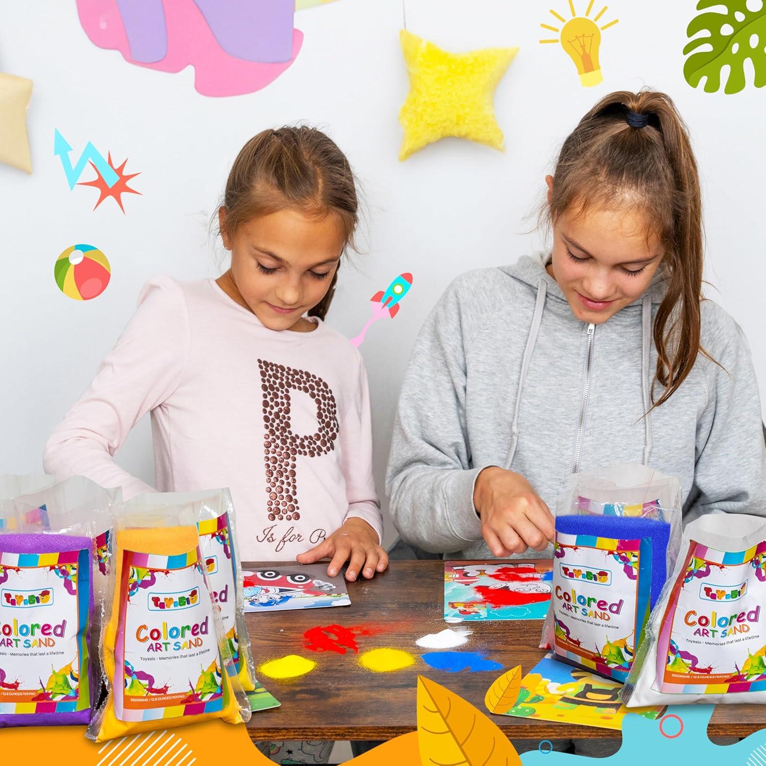 Arena de Arte Toyssio 10.89 kg 15 Colores No Tóxica