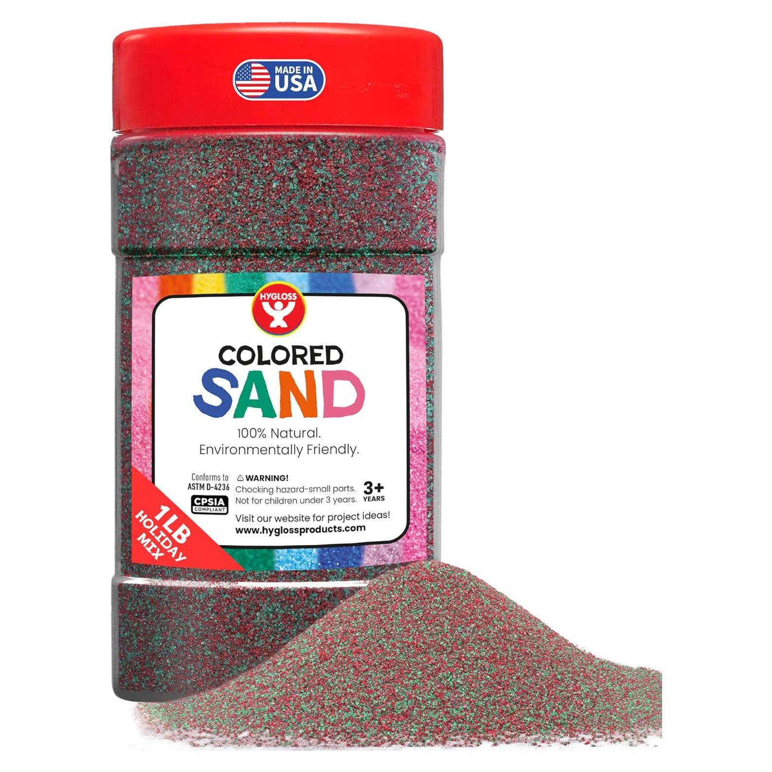 Arena de Color Hygloss 0.45 kg Festiva para Manualidades