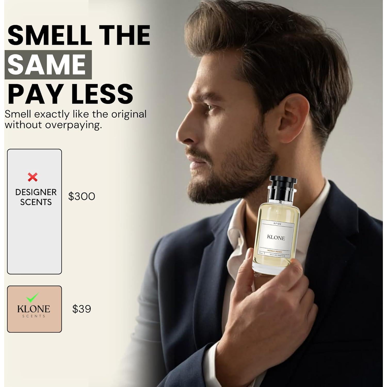 Eau de Parfum Magia Nómada Klone 50ml - Fragancia Larga Duración para Hombres