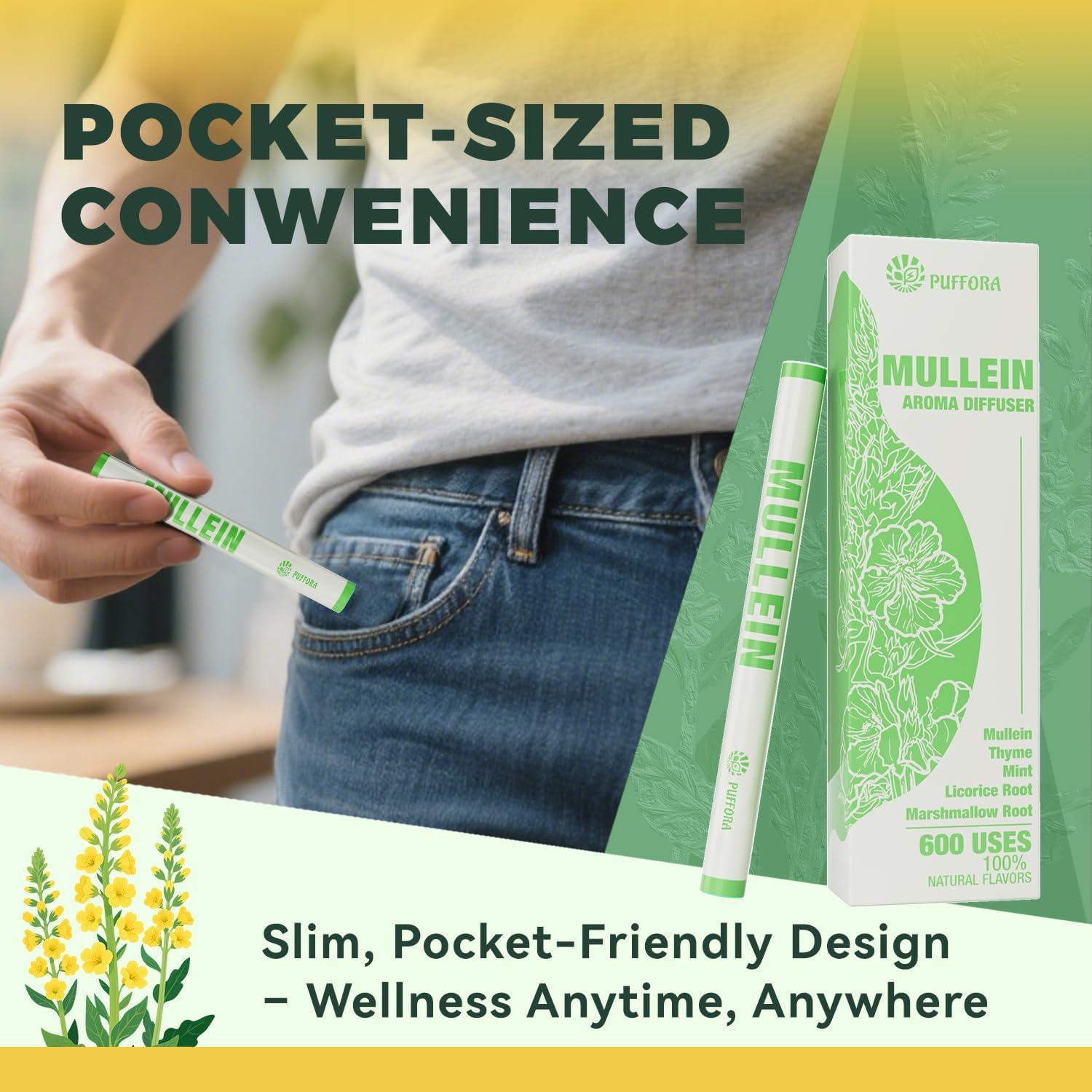 Bolígrafo Difusor Herbal Puffora Mullein 1 Paquete 45g