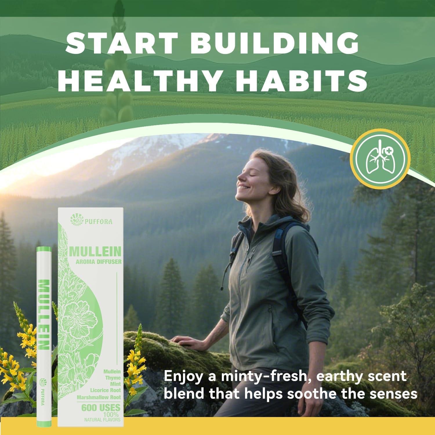 Bolígrafo Difusor Herbal Puffora Mullein 1 Paquete 45g