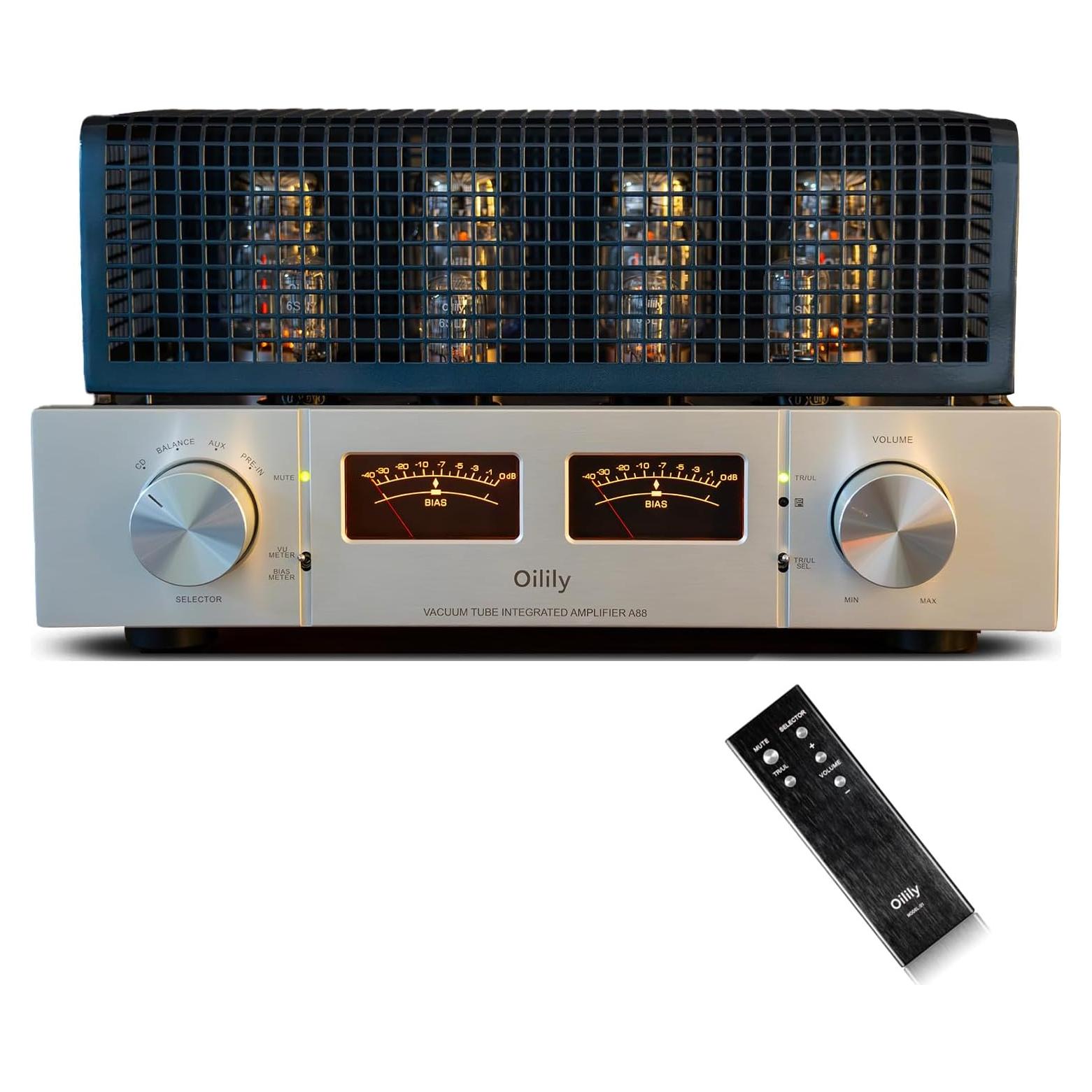 Amplificador de Válvula Oilily A88 KT88X4 45W Plata