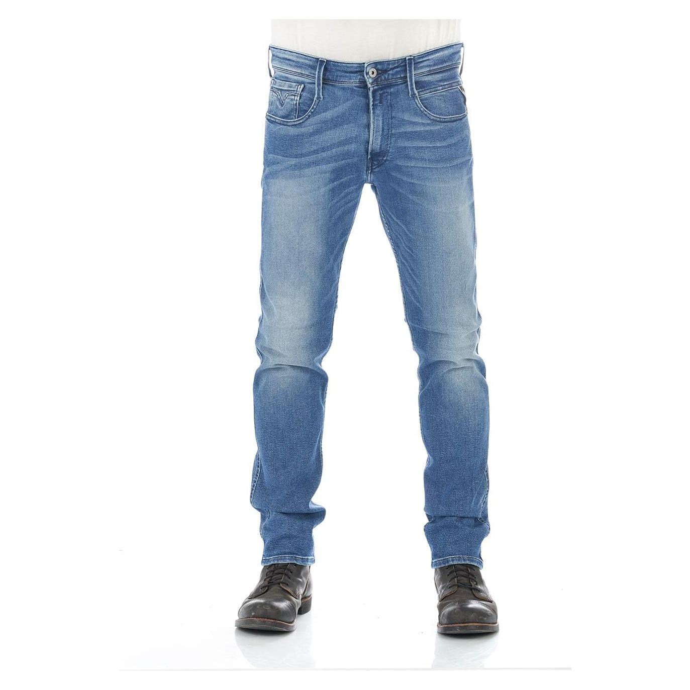 Jeans Slim Replay Hombre Azul Medio 31W x 32L