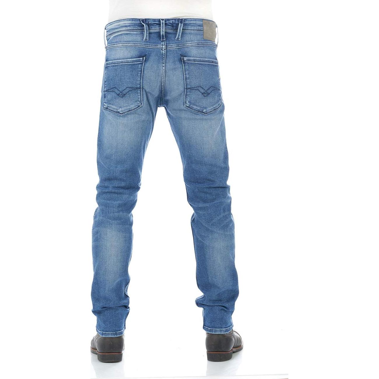 Jeans Slim Replay Hombre Azul Medio 31W x 32L