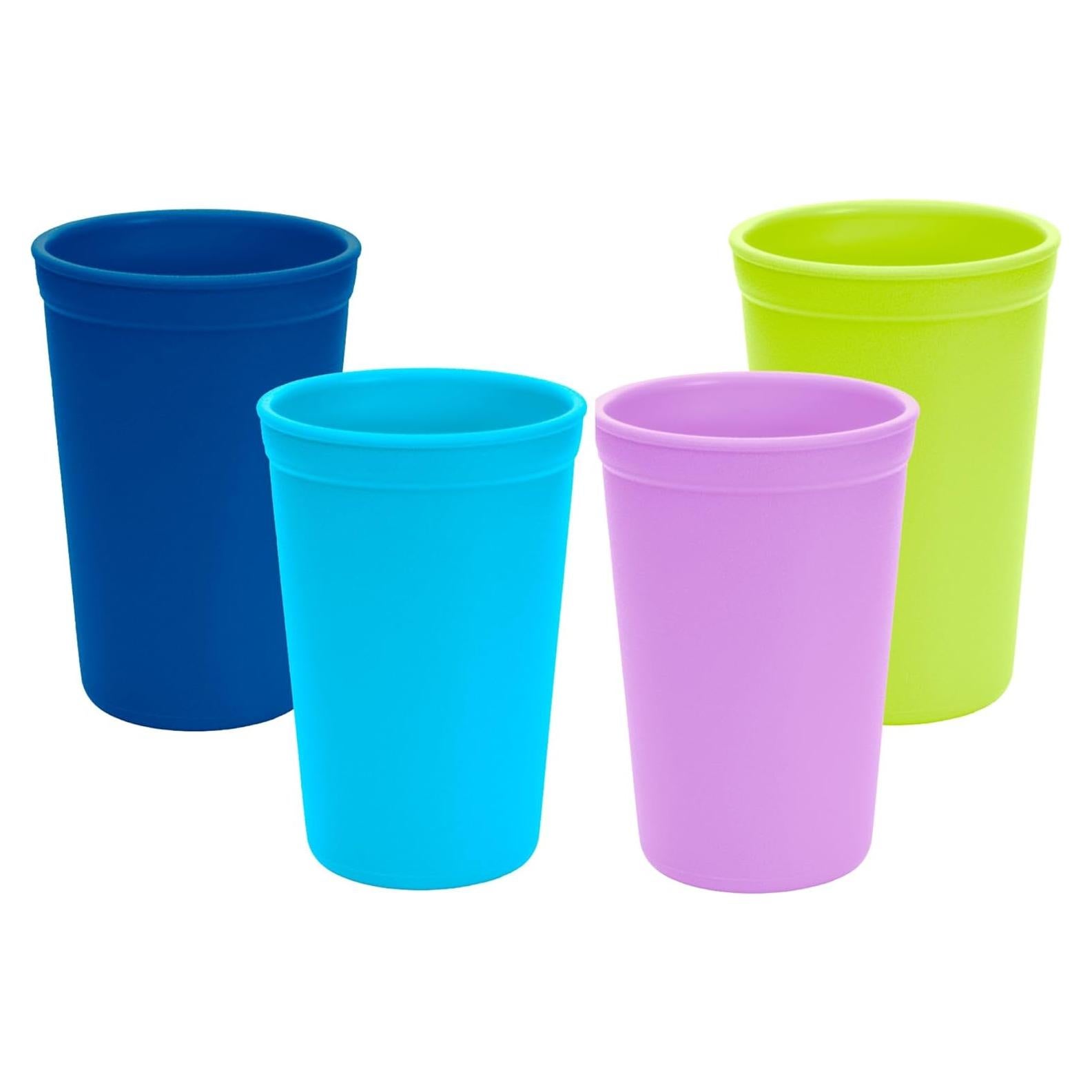 Tazas Abiertas Re-Play para Niños 10 Oz - Set de 4 Coloridas