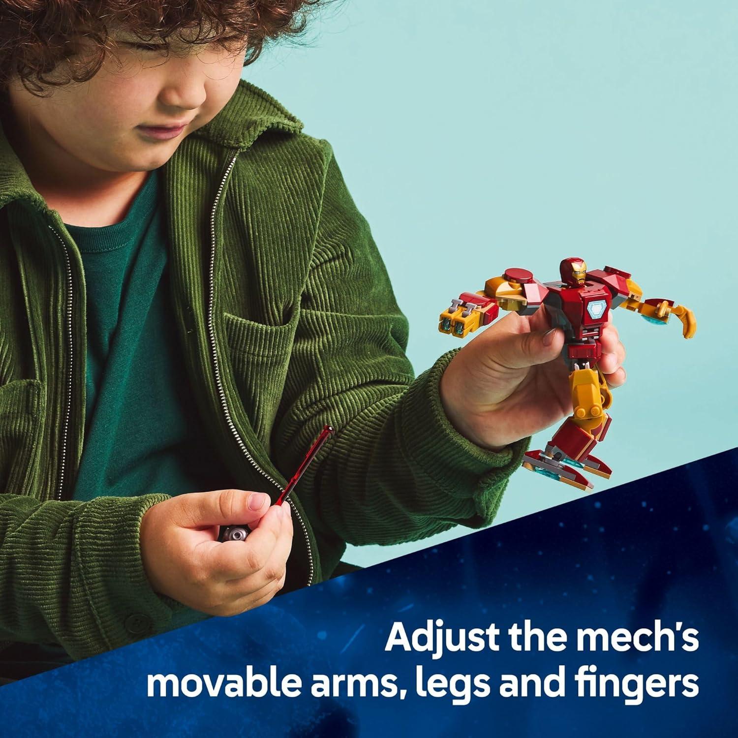 LEGO Marvel Iron Man Mech vs Ultron 101 Piezas 76307