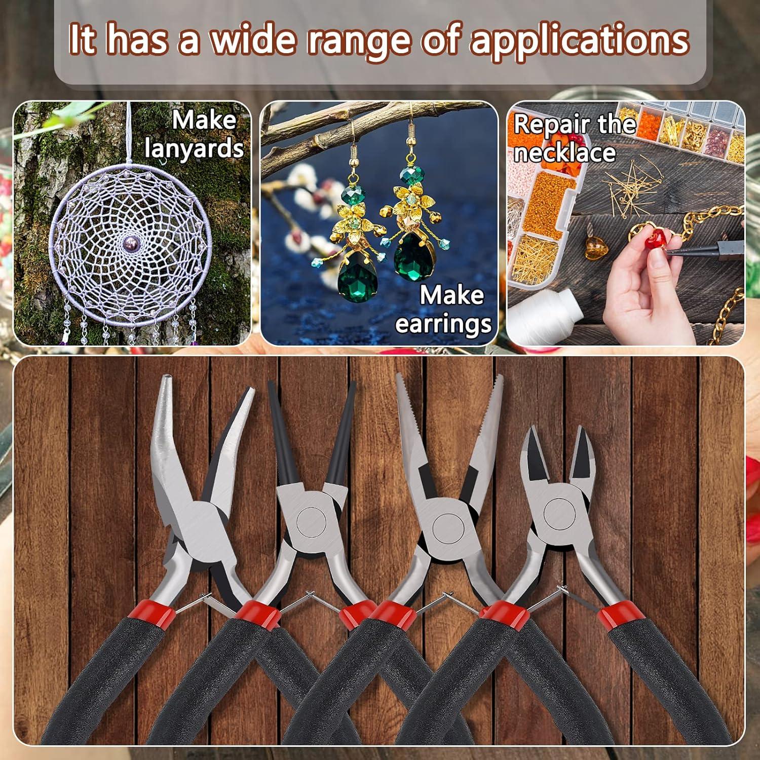 Juego de 4 Alicates de Joyería URSKYTOUS - Herramientas de Metal