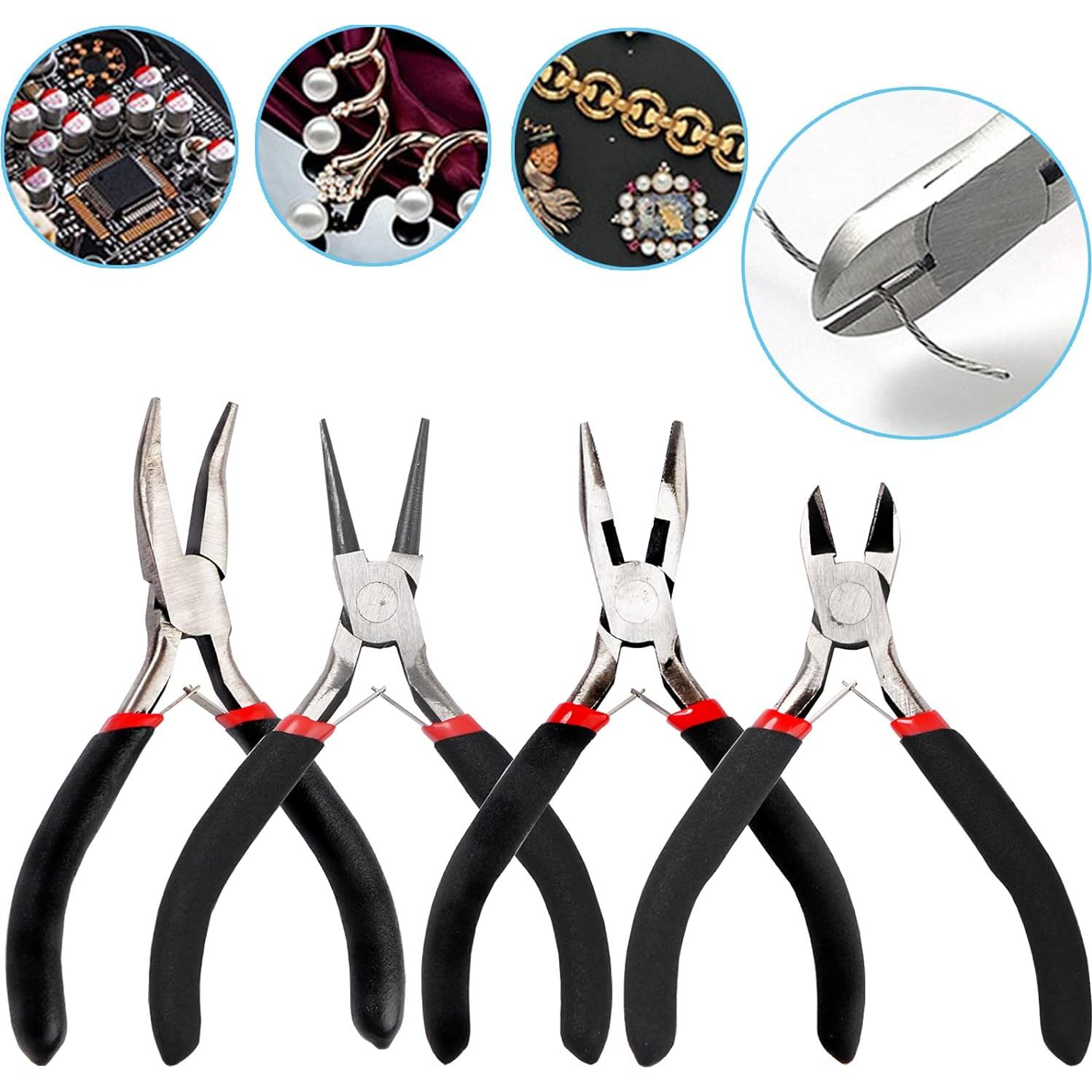 Juego de 4 Alicates de Joyería URSKYTOUS - Herramientas de Metal