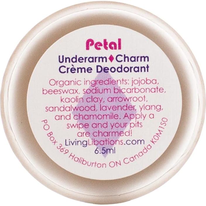 Desodorante Natural Living Libations 6ml - Encanto de Sótano de Pétalos