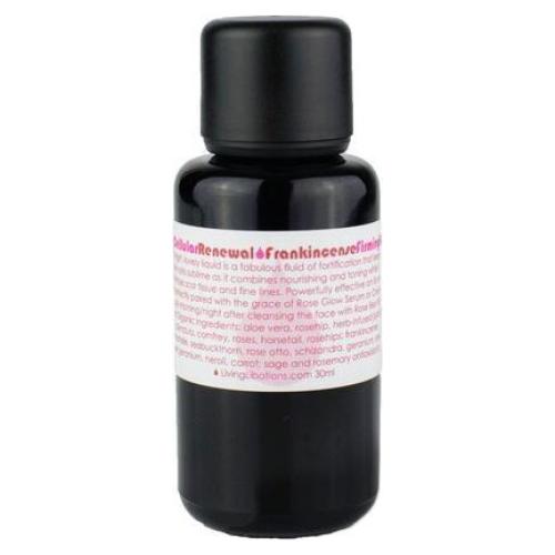 Fluido Reafirmante de Incienso Rosa Orgánica Living Libations 30 ml