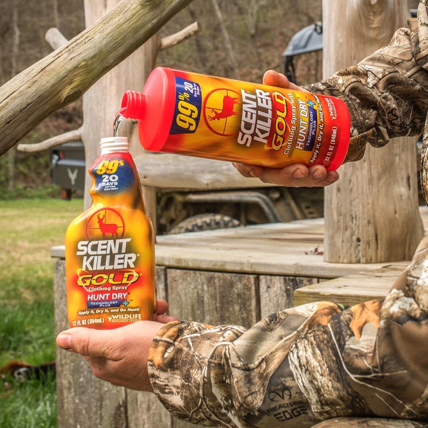 Spray y Recarga Scent Killer Gold 1.3 L - Eliminador de Olores para Caza