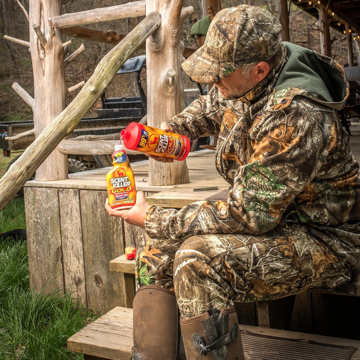 Spray y Recarga Scent Killer Gold 1.3 L - Eliminador de Olores para Caza