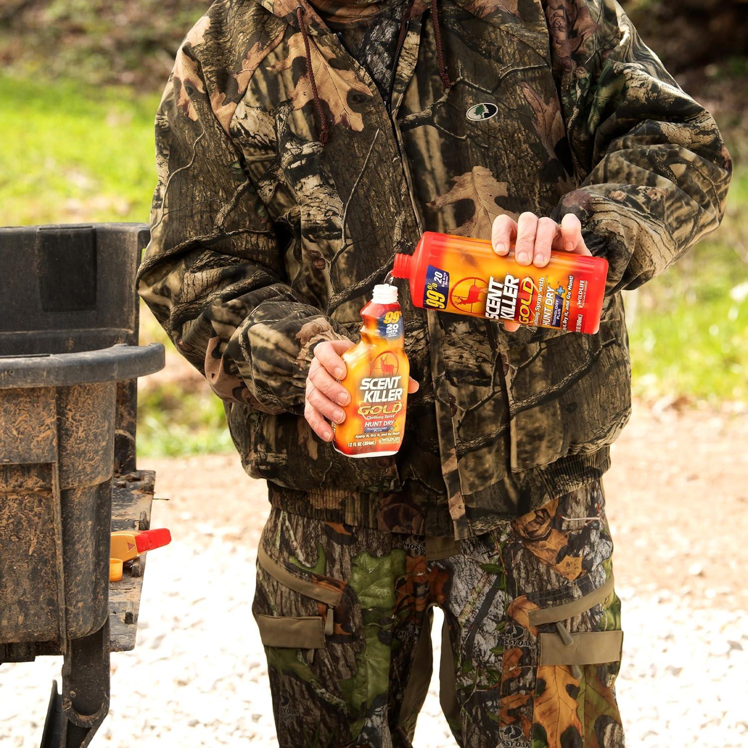 Spray y Recarga Scent Killer Gold 1.3 L - Eliminador de Olores para Caza