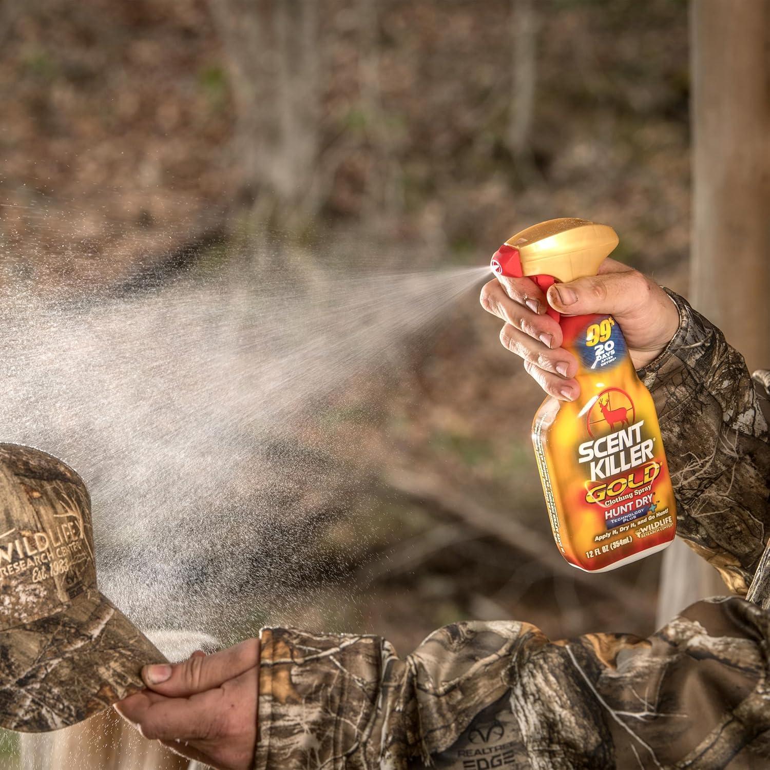 Spray y Recarga Scent Killer Gold 1.3 L - Eliminador de Olores para Caza