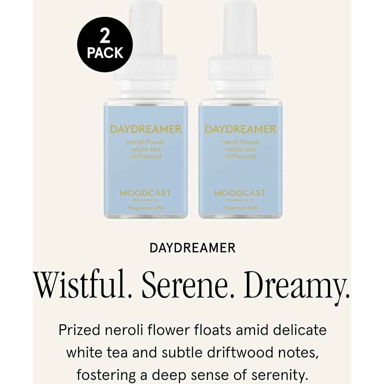 Recarga de Aroma Pura Moodcast Soñador - 2 Unidades 29.57ml