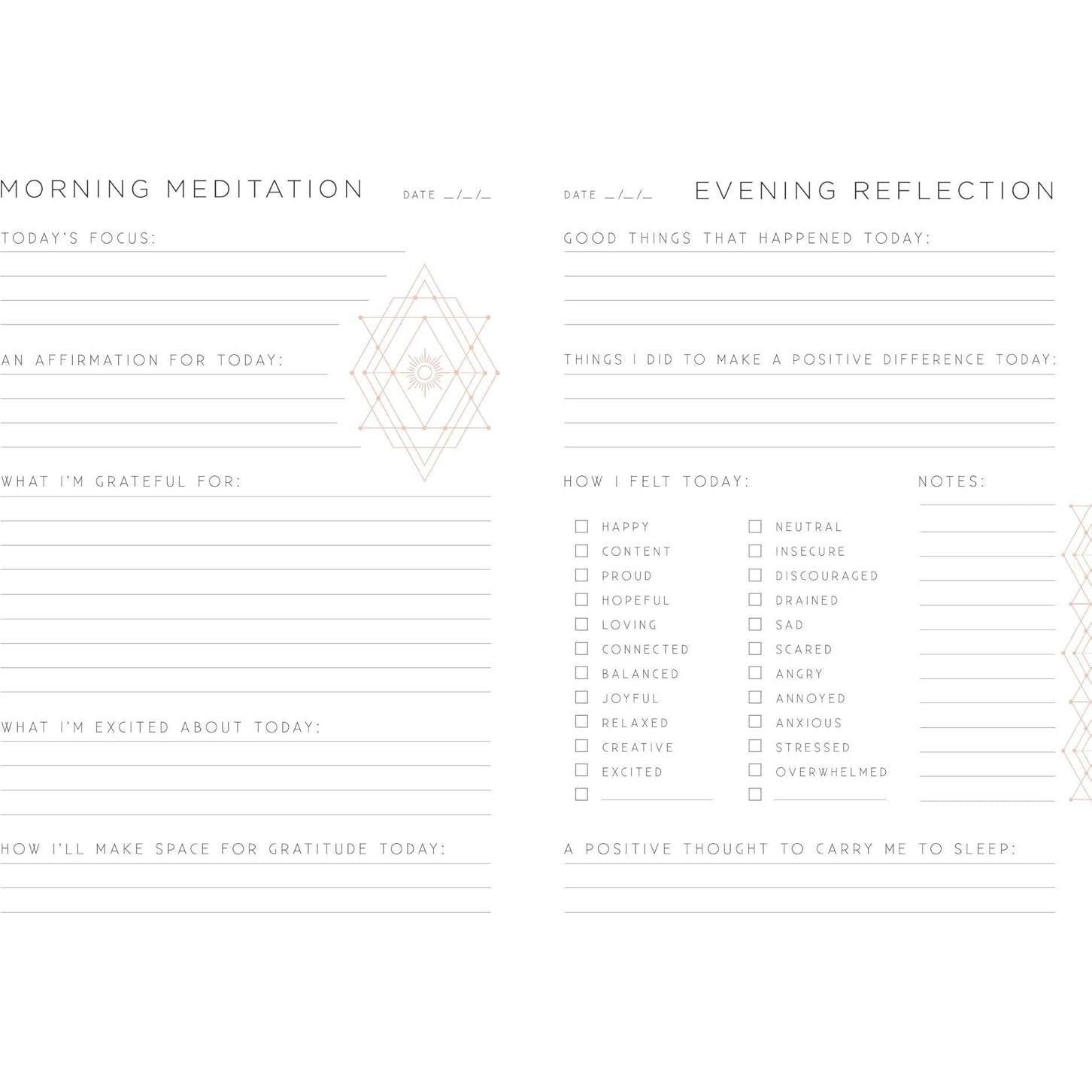 Gratitude: A Day and Night Reflection Journal (90 Days) (Inner World)