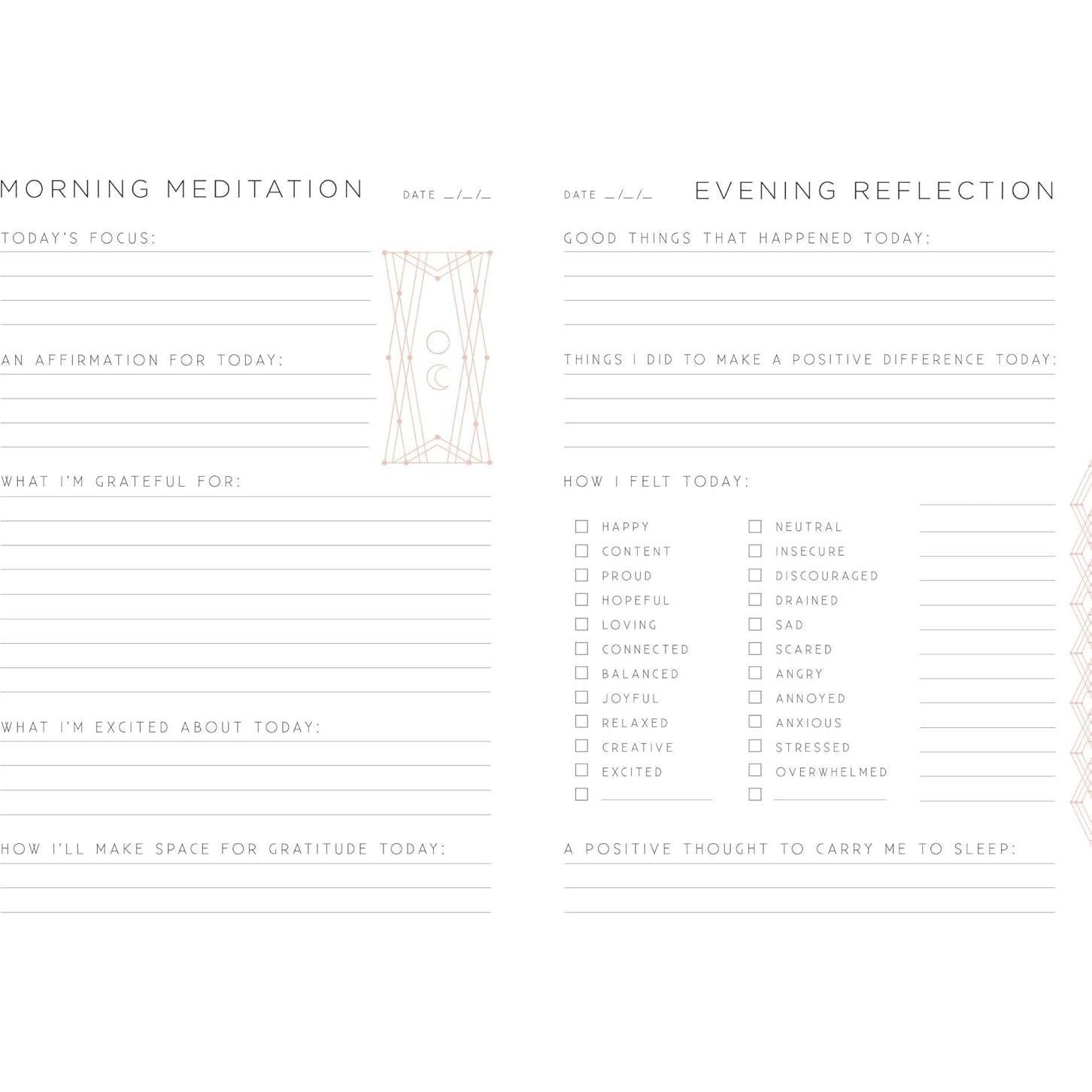 Gratitude: A Day and Night Reflection Journal (90 Days) (Inner World)