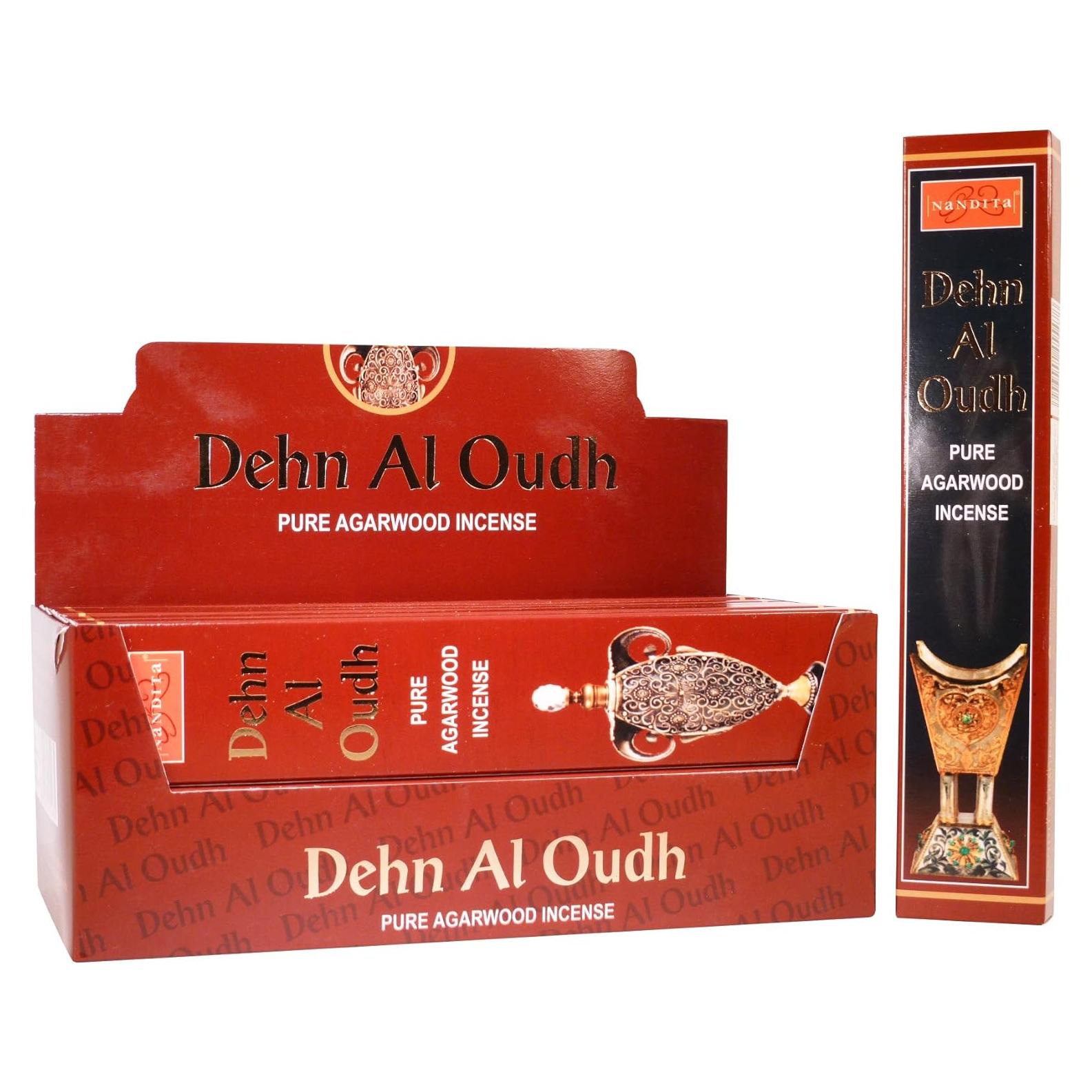 Incienso Nandita Dehn Al Oudh 340g Varitas Aromáticas