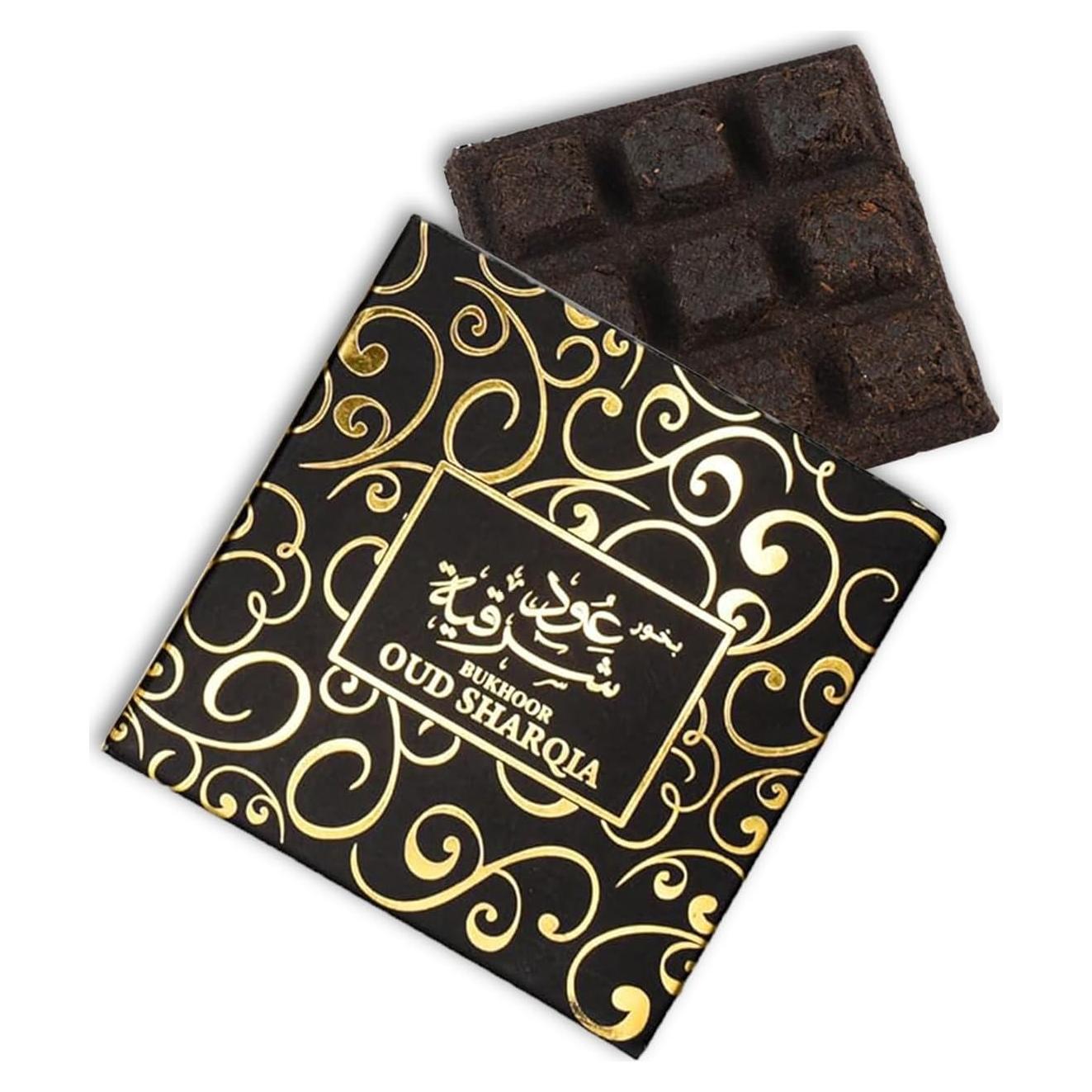 Incienso Bakhoor Oud Sharqia 40g - Aroma Amaderado y Almizclado