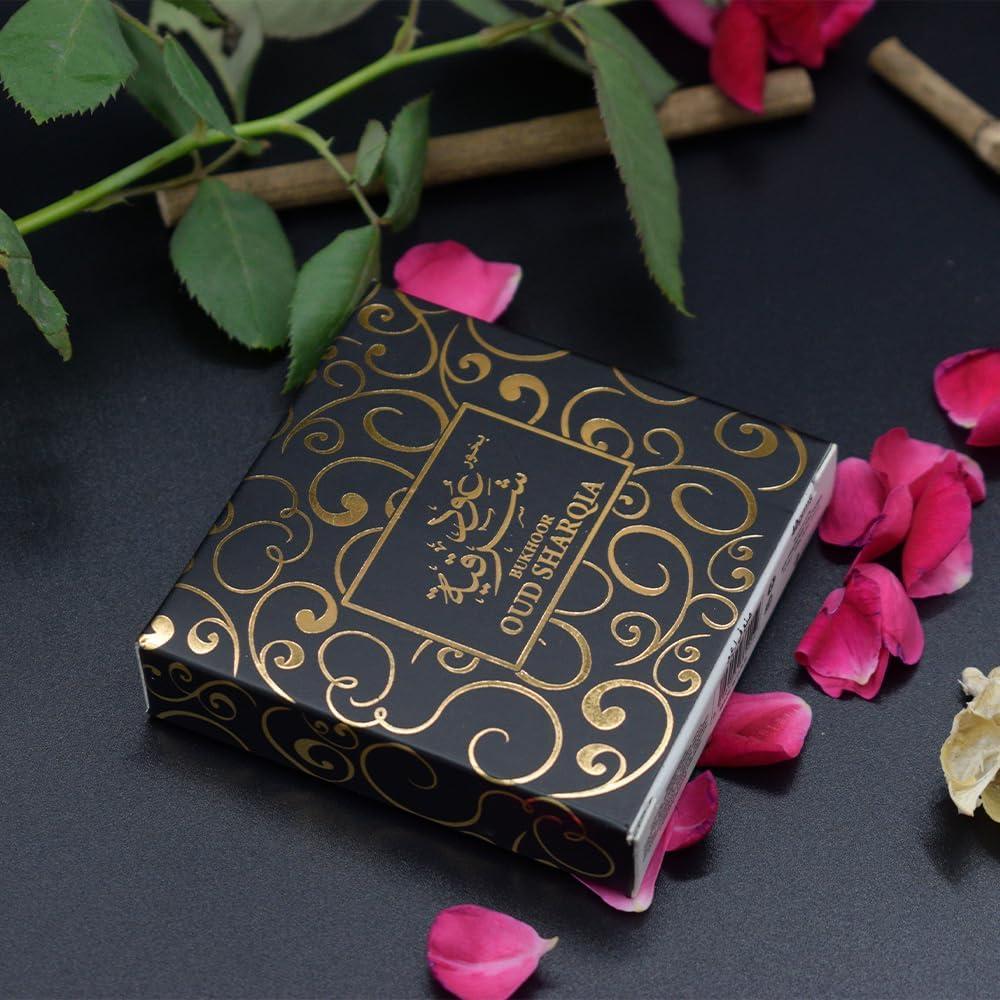 Incienso Bakhoor Oud Sharqia 40g - Aroma Amaderado y Almizclado
