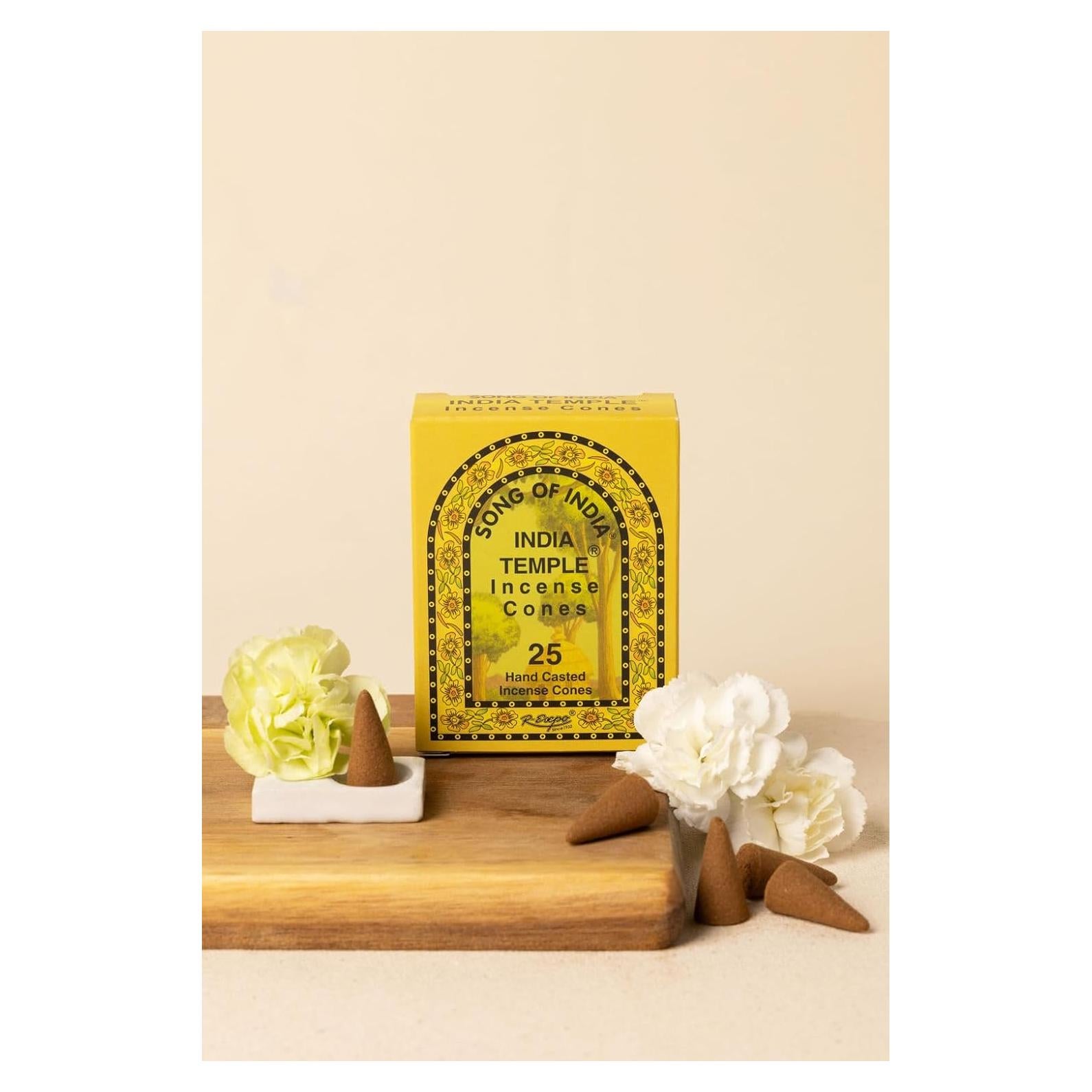 Conos de Incienso Canción de India - Caja de 25 Unidades